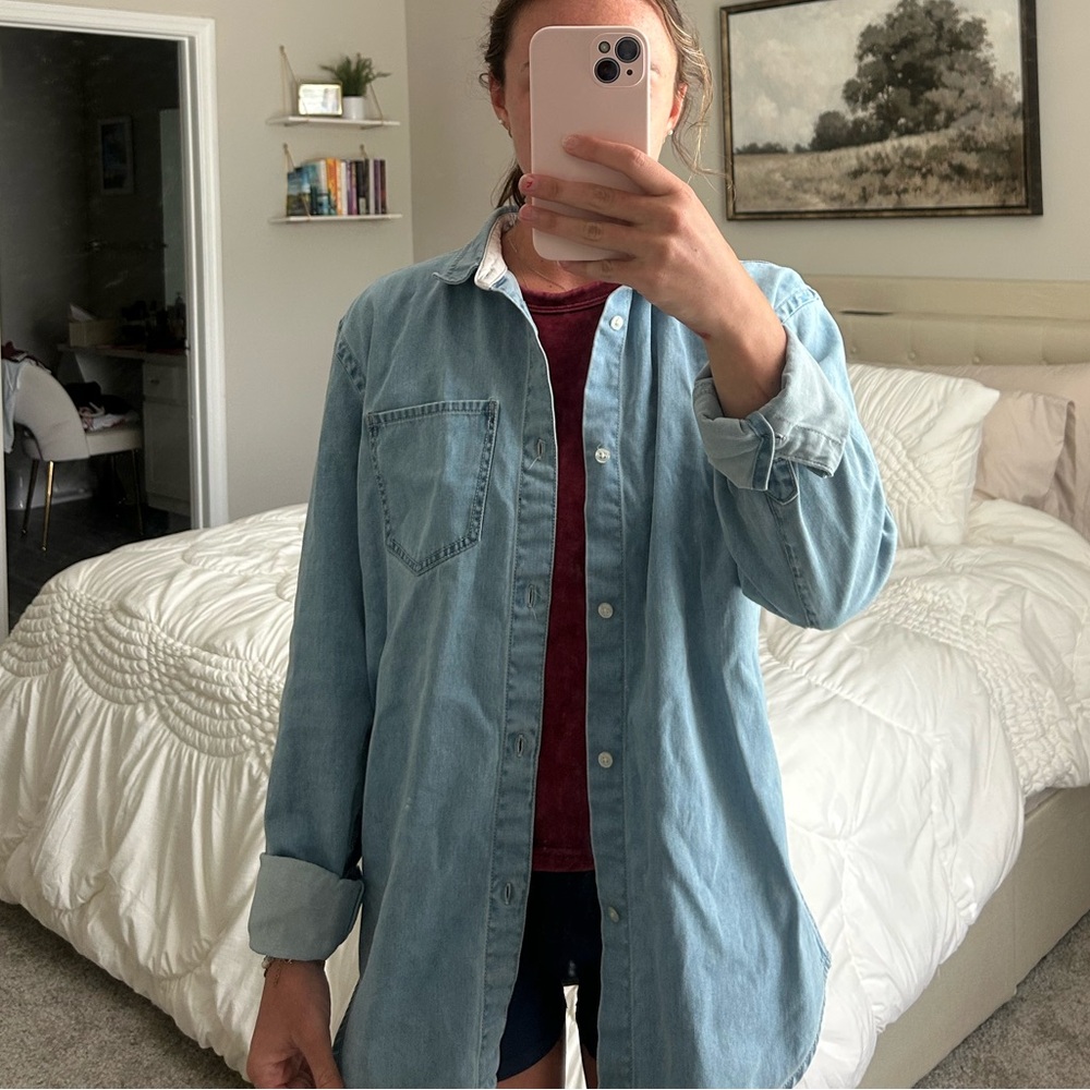 Light Blue Denim Shirt